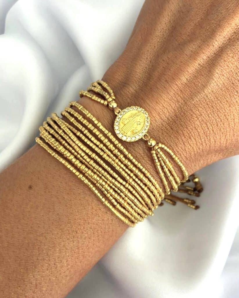 San Benito Pulsera/Set de 10 Finitas