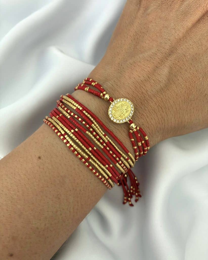 San Benito Pulsera/Set de 10 Finitas