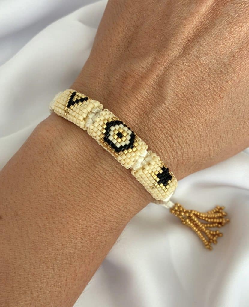Pulsera Corazón, ojo y estrella