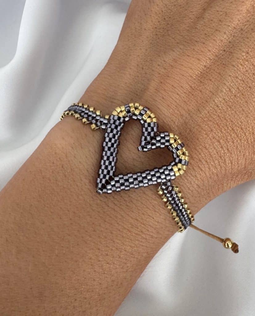 Pulsera Corazón 3D