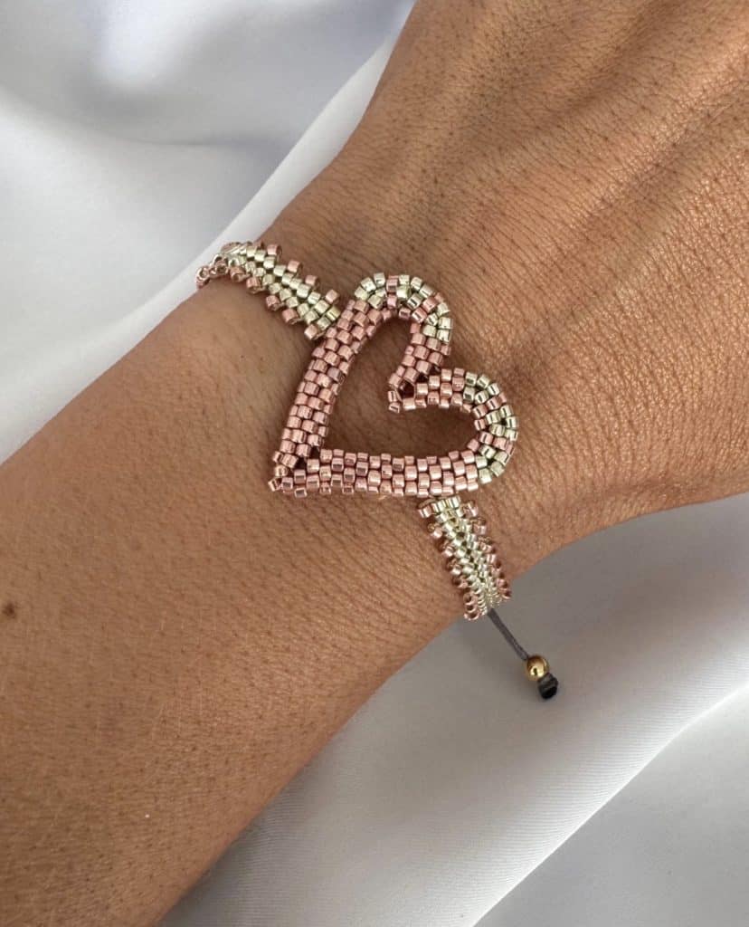 Pulsera Corazón 3D